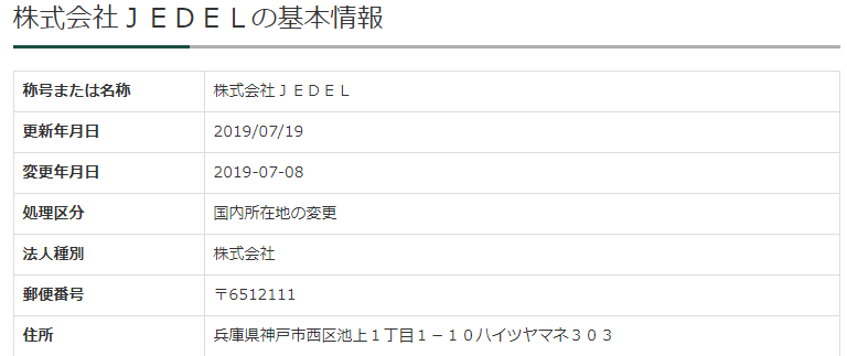 株式会社JEDEL